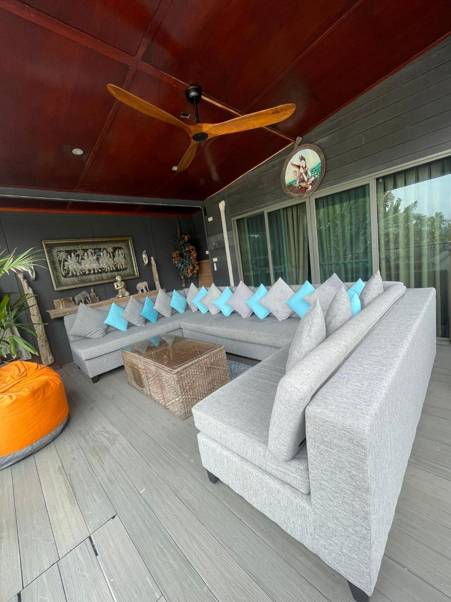 Stunning Villa With Ocean Views And Free Car Lamai Beach  Exteriör bild