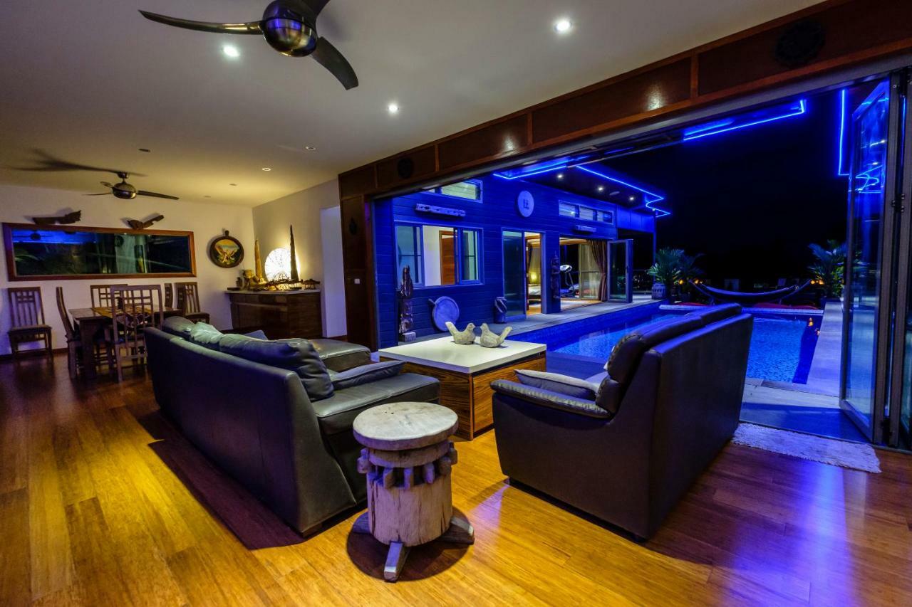 Stunning Villa With Ocean Views And Free Car Lamai Beach  Exteriör bild