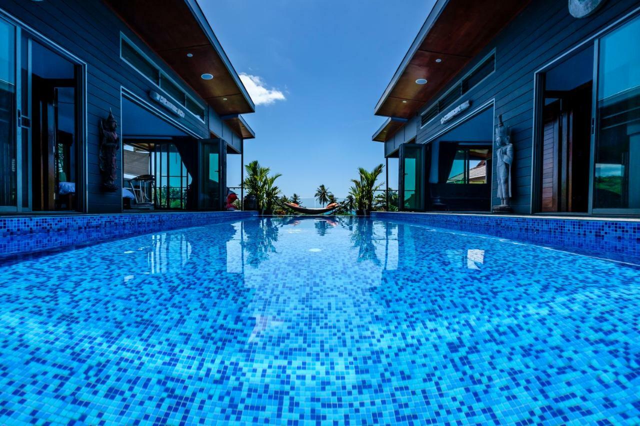 Stunning Villa With Ocean Views And Free Car Lamai Beach  Exteriör bild