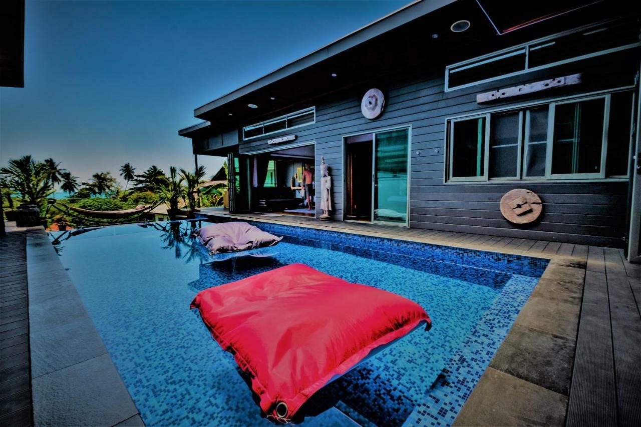 Stunning Villa With Ocean Views And Free Car Lamai Beach  Exteriör bild