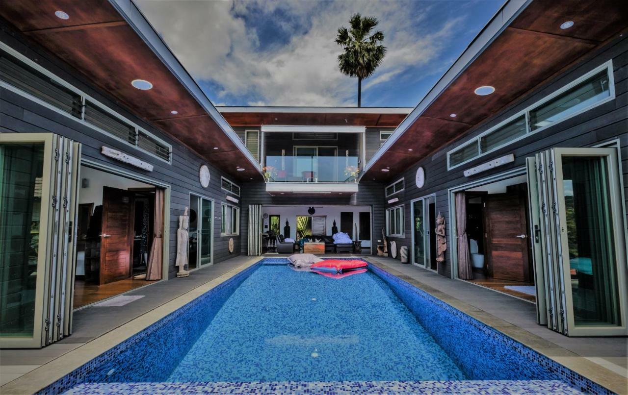 Stunning Villa With Ocean Views And Free Car Lamai Beach  Exteriör bild
