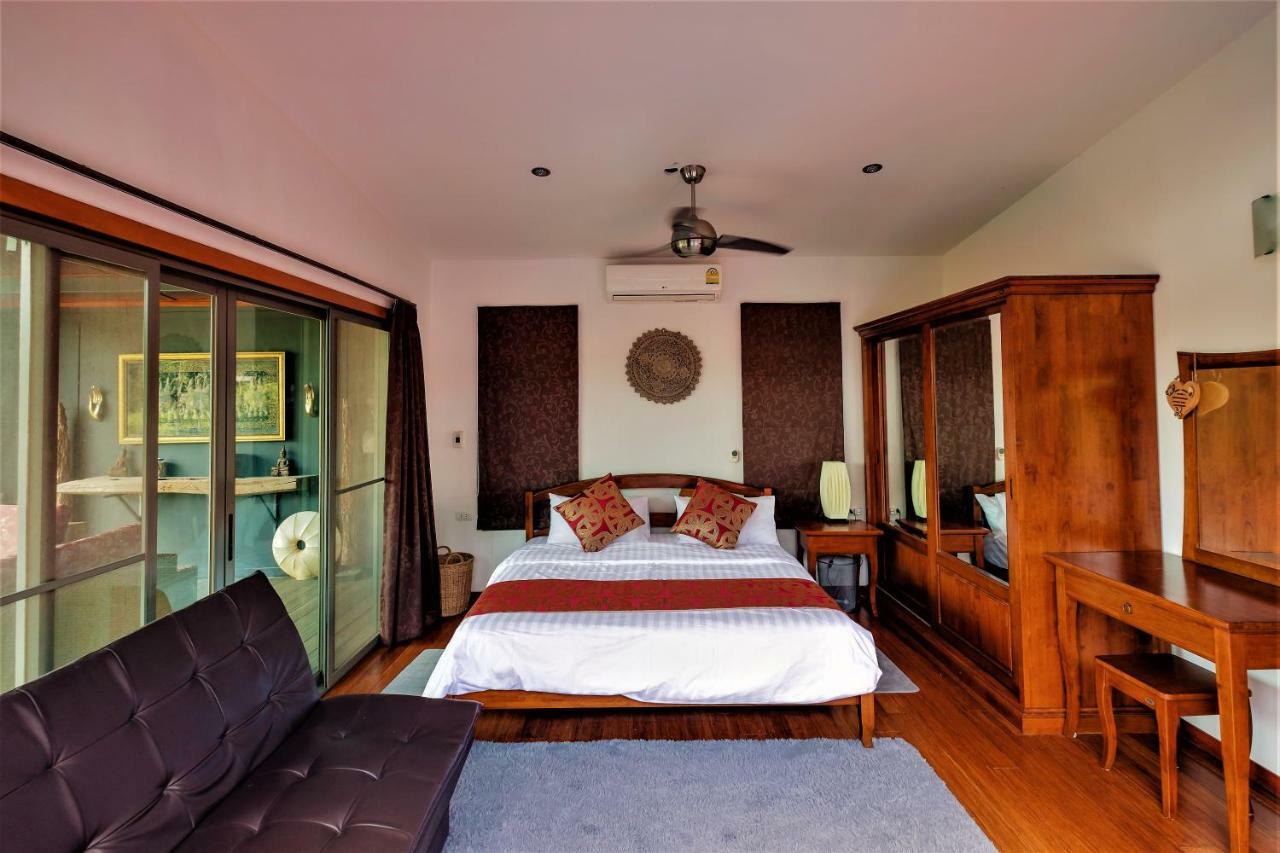 Stunning Villa With Ocean Views And Free Car Lamai Beach  Exteriör bild