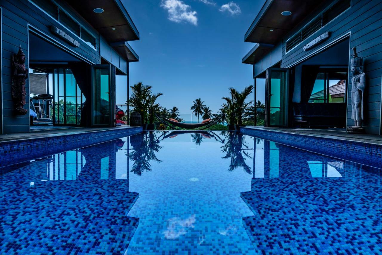 Stunning Villa With Ocean Views And Free Car Lamai Beach  Exteriör bild